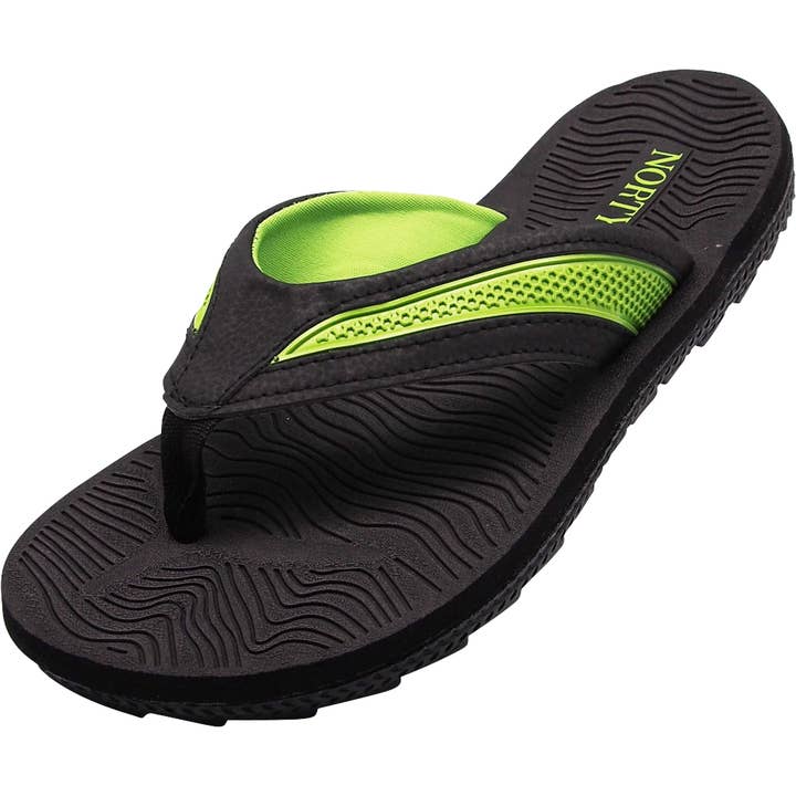 Norty comfortabele zomerstring voor heren, casual, platte teenslippers, zand voor wholesale door Eastern Off Price