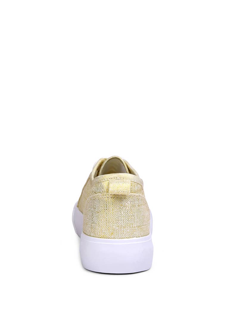 Rag Company - Vente Baskets tendance – femme - Espadrilles à plateforme en maille argentée Glam Doll8