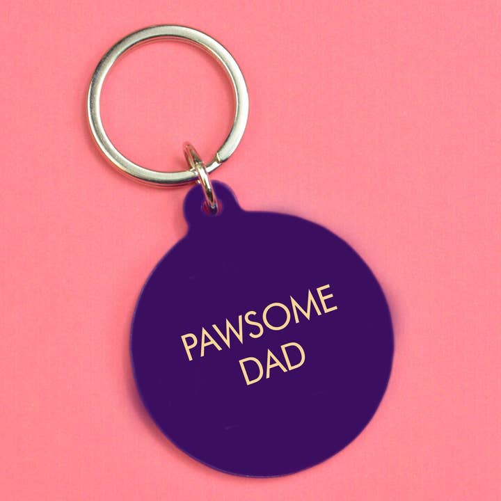 Pawsome Dad Keytag for wholesale by Flamingo Candles