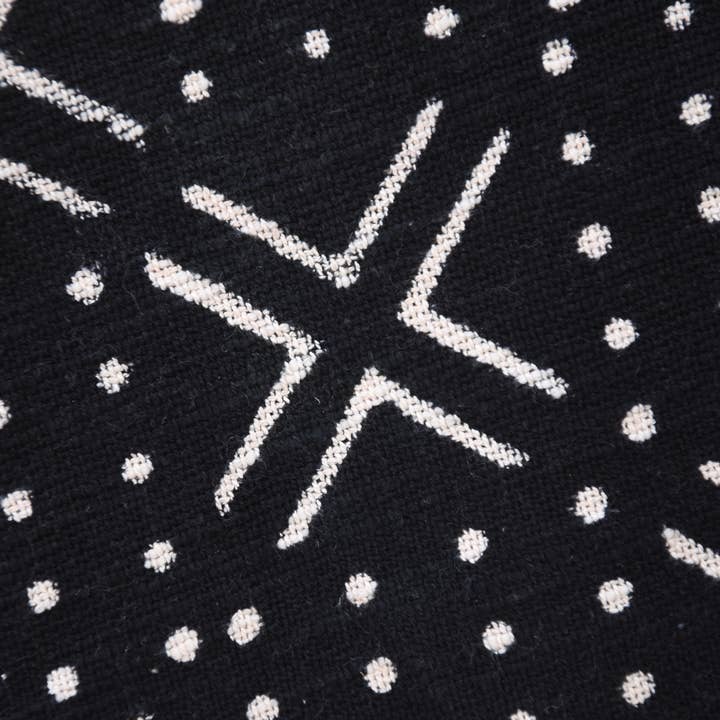 Fabdivine - Wholesale Throw Blanket - Modern Bohemian Natural Mud Cloth Throw Blanket3