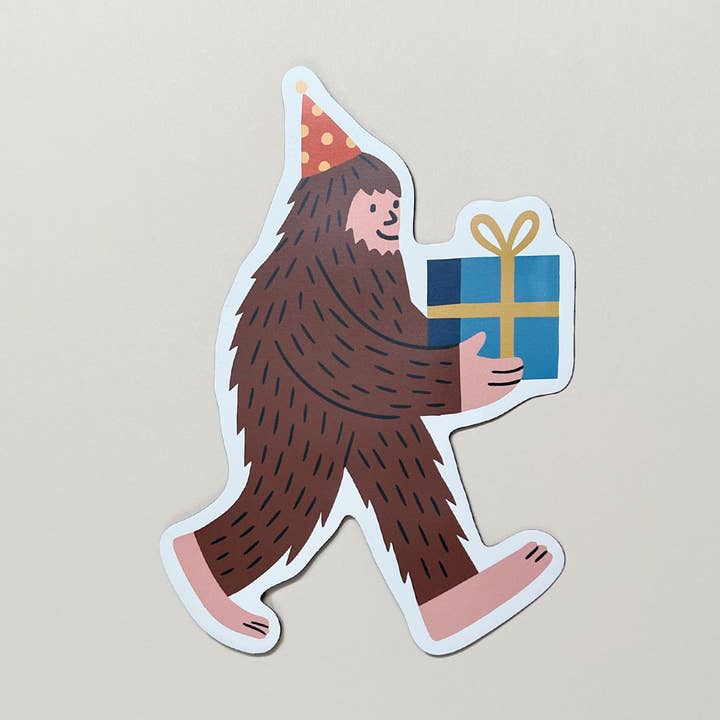 "You're Legendary" Party Sasquatch Die Cut Fridge Magnet for wholesale by Sungy Side Up