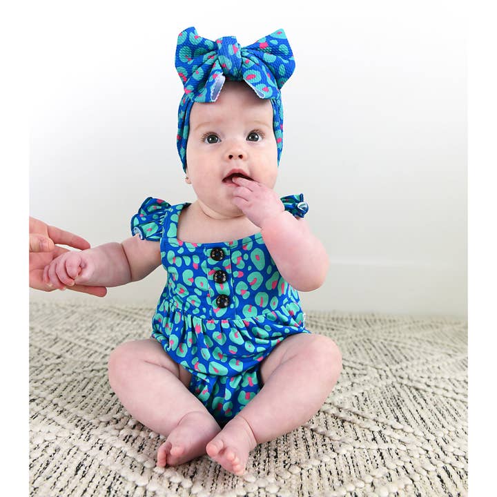 Gigi and Max - Wholesale Fashion Headband - Baby - Miley Leopard Headwrap Baby Hair Accessory