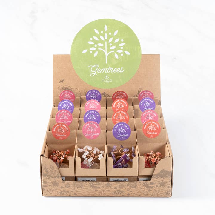 Gem Trees - Espositore 32 unità per la vendita all'ingrosso da parte di Myga