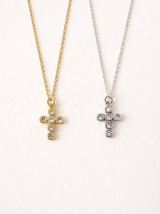 Collier croix foi radieuse pour la vente par TLD Designs