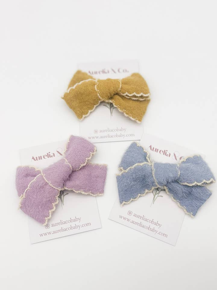 Laço de Cabelo Infantil Toque Suave Pastel Páscoa por atacado de Aurelia & Co. Baby