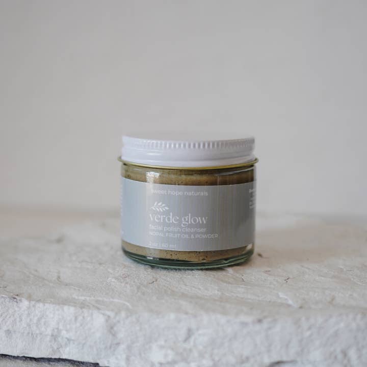 Verde Glow Face Polish & Cleanser for wholesale by Sweet Hope Naturals