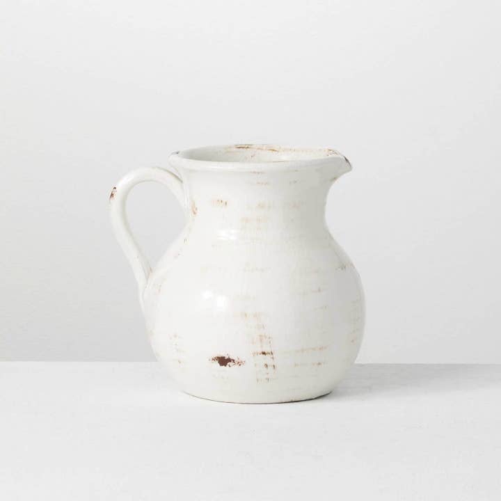 Sullivans Home Decor - Wholesale Pitcher - Glazed Ceramic Pitcher