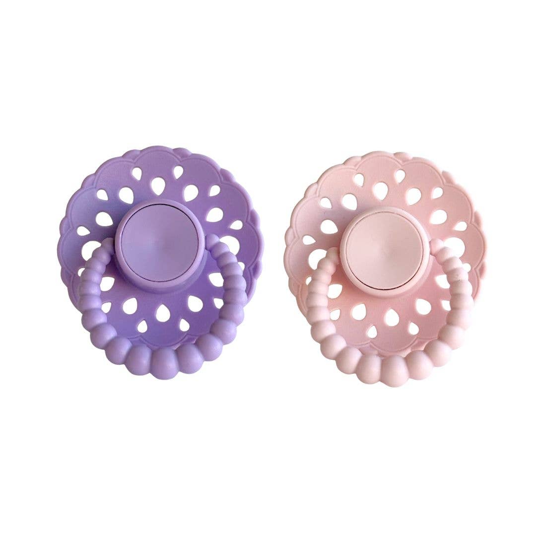 CMC Gold - Venta al por mayor Chupete - Bebés - CMC 'Bubble' Dummies Bloom Lavanda + Rubor0