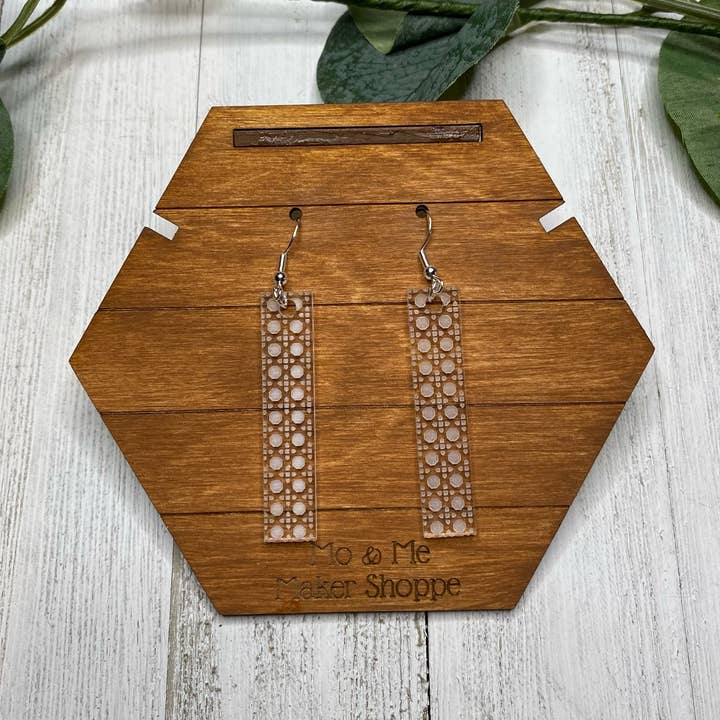 Dotted Dangle Earrings for wholesale by Mo & Me Maker Shoppe, LLC