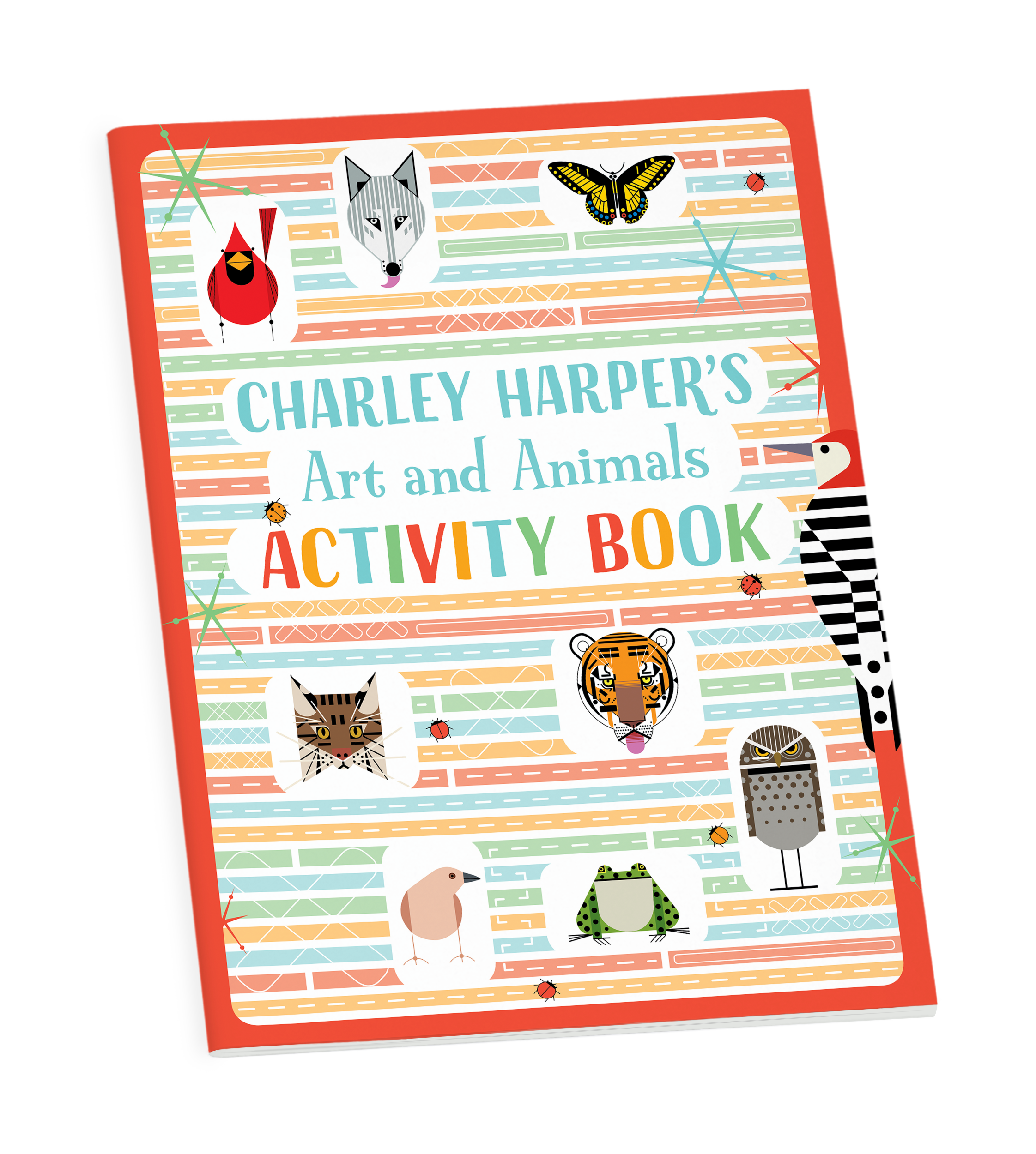 Pomegranate – wholesale Colouring and activity book – kids and baby – Charley Harper’s Art and Animals Activity Book0