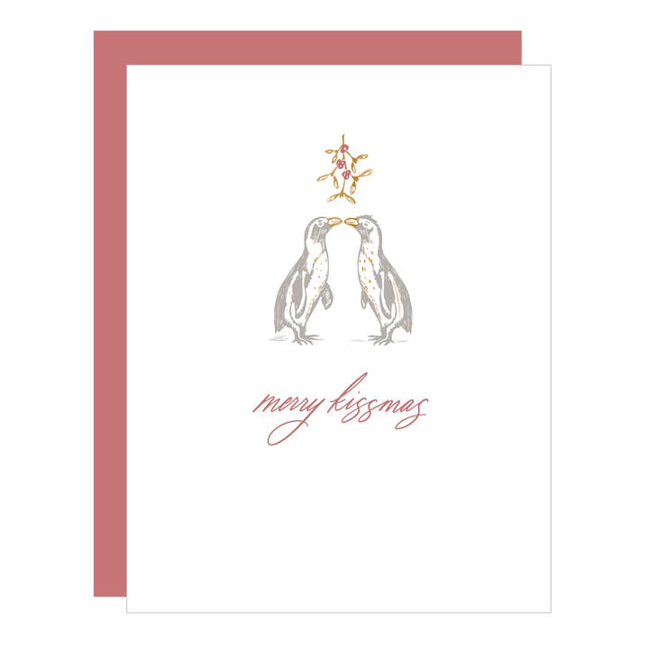 Merry Kissmas for wholesale by Little Well Paper Co.
