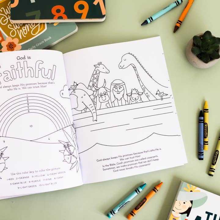 The Daily Grace Co - Wholesale Coloring & Activity Book - Kids & Baby - Our Great God - Kids Coloring Book3