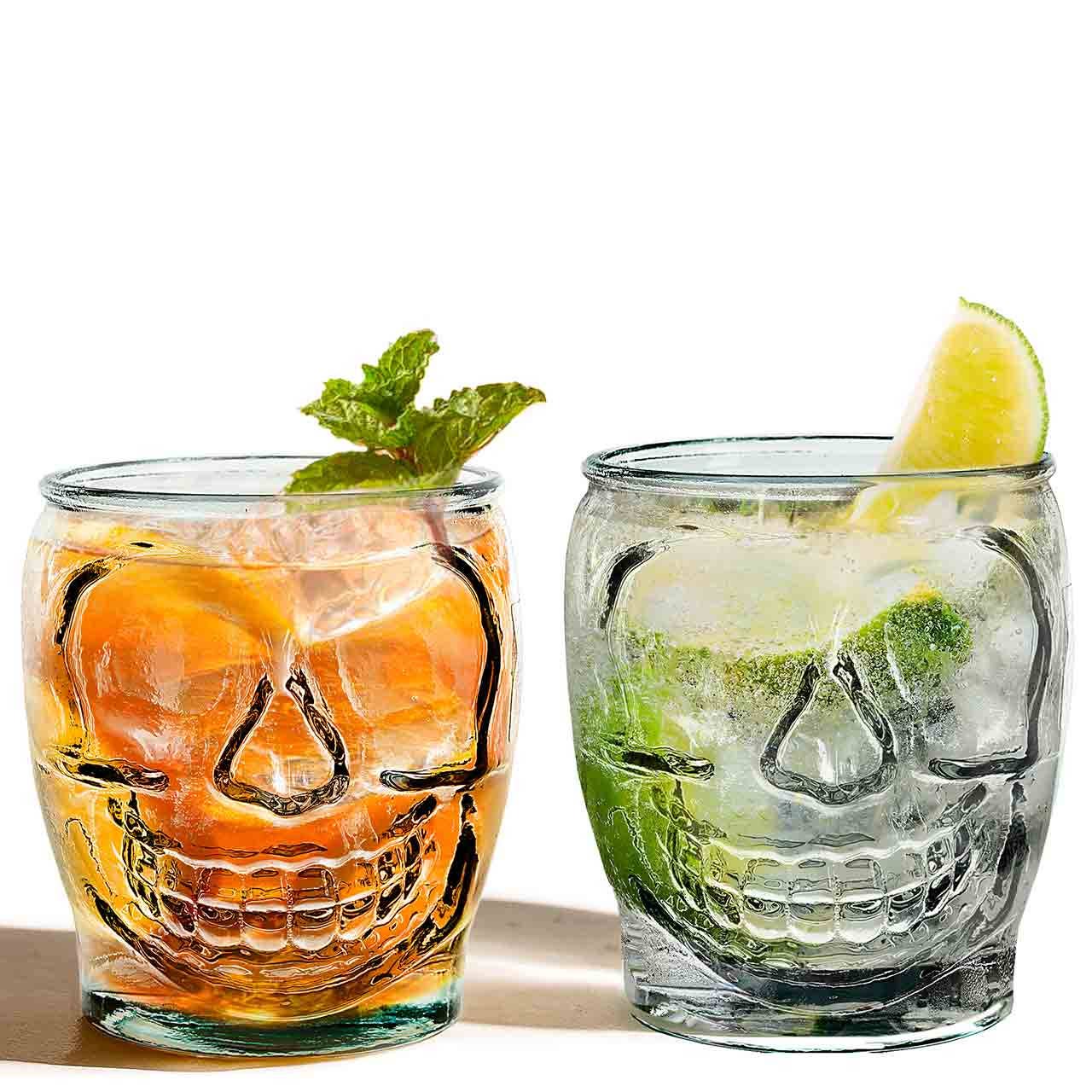 Couronne Co. - Wholesale Drinking Glass/Cup - 15 Oz Sugar Skull Tumbler2
