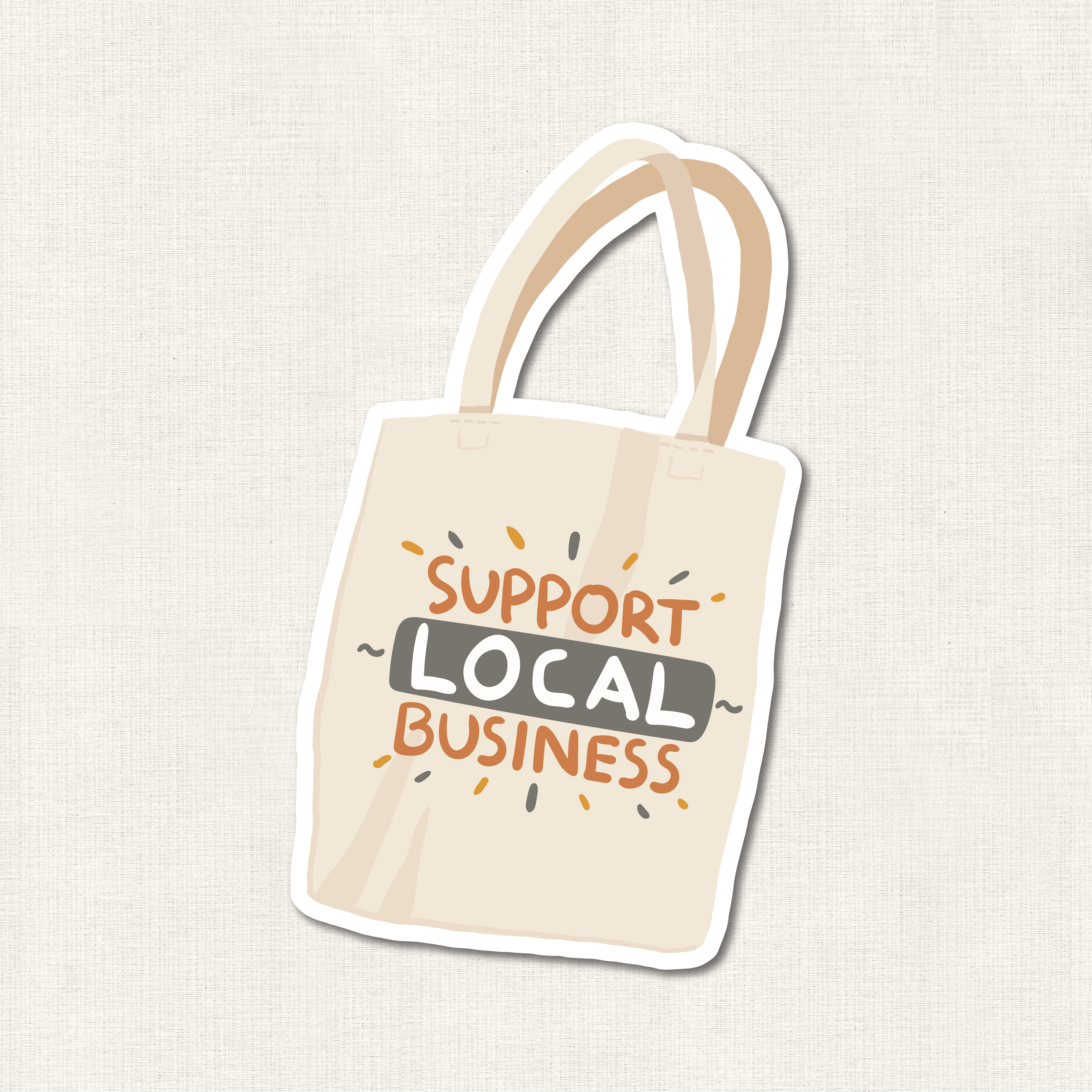 Sage & Oak - Wholesale Sticker - Support Local Business 3" Waterproof Sticker1