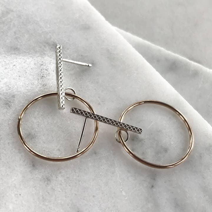 Gravity Studs for wholesale by Zil Jewelry