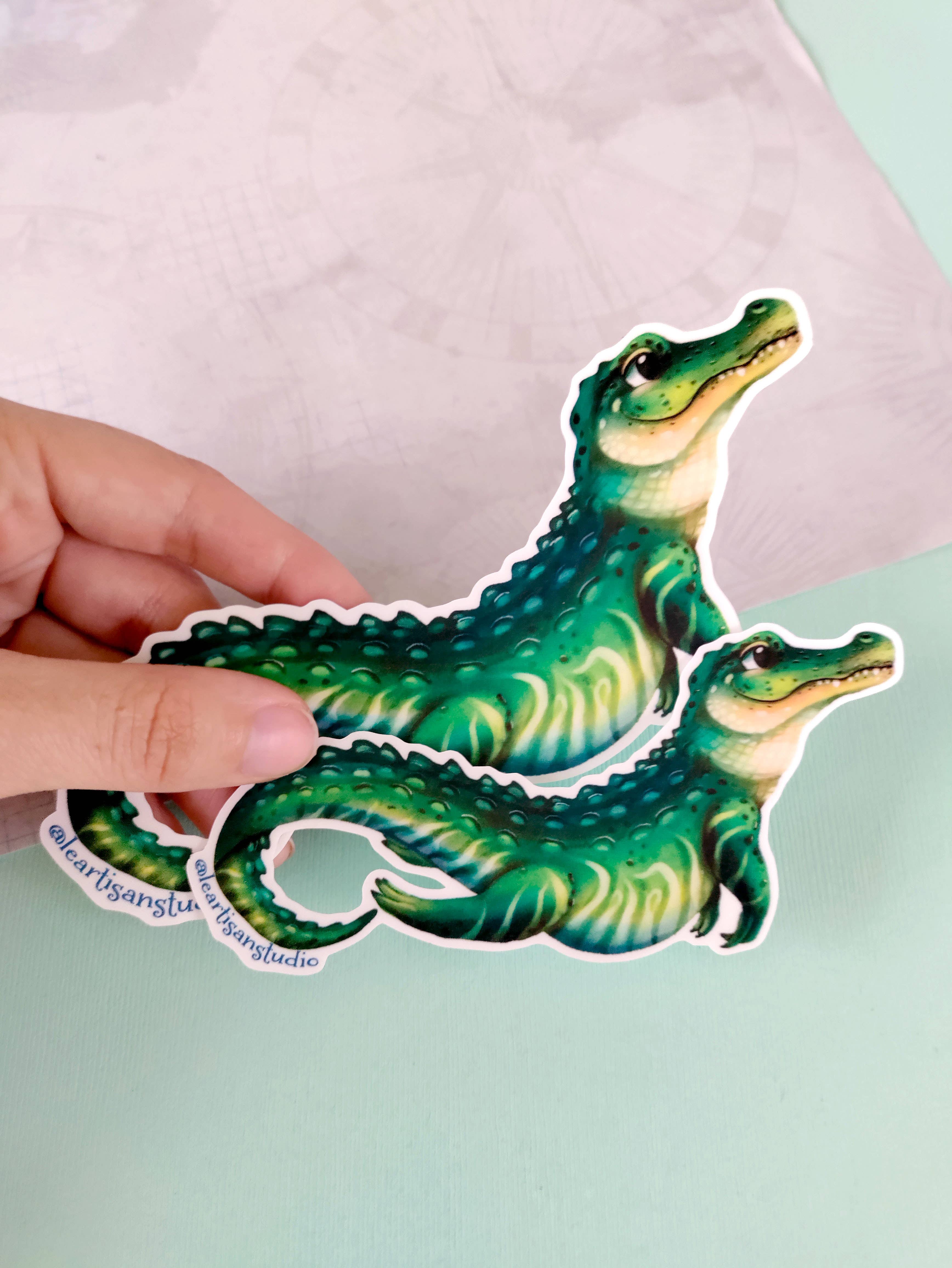 Cappy Trails - Wholesale Sticker - Vriendelijke alligator sticker2