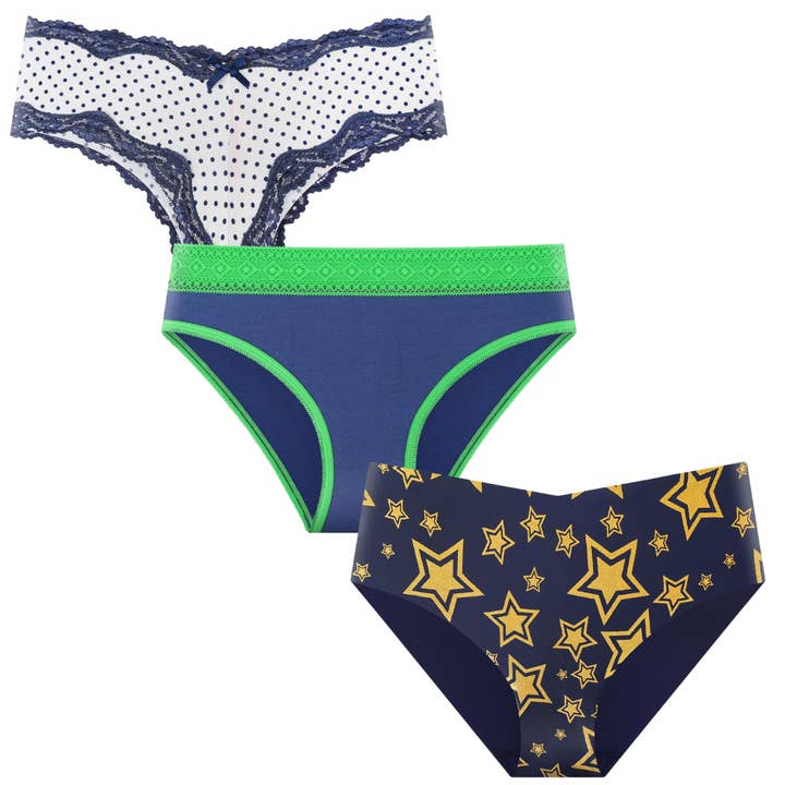 Twinkle & Tease No Thongs Set for wholesale by Splendies