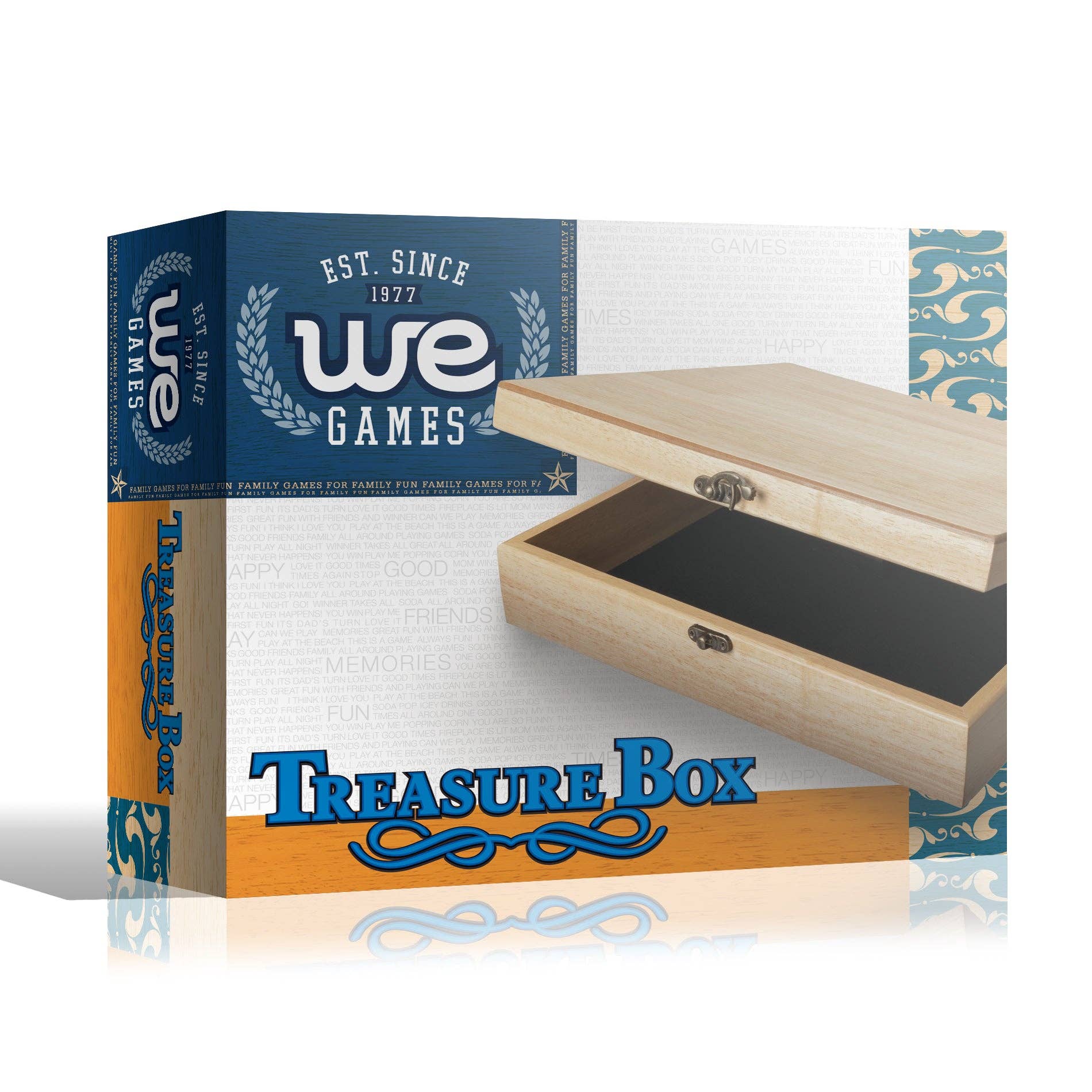 Wood Expressions - Wholesale Decorative Box - Old World Wooden Treasure Box with Brass Latch21