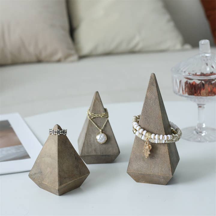 Cheungs Home Decor - Wholesale Jewelry Stand & Display - Palison Wooden Pyramid Design Ring Holder17
