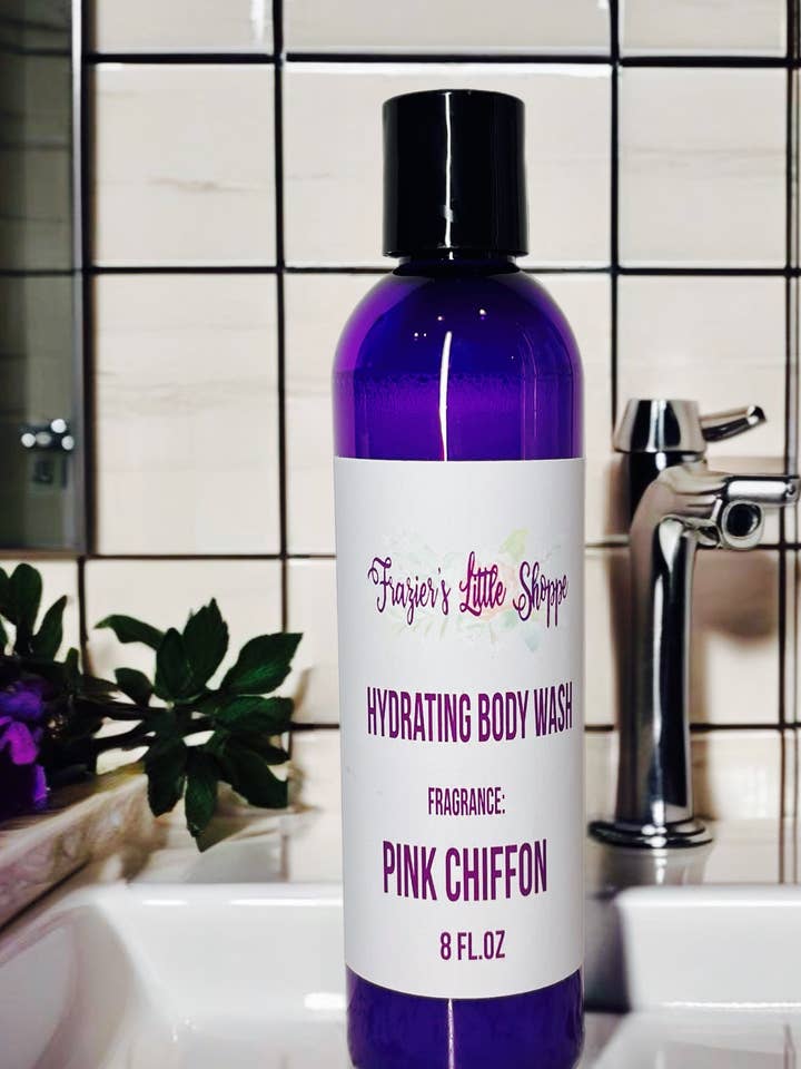 Fugtgivende kropsvask - 8 oz for engroshandel hos Fraziers Little Shoppe