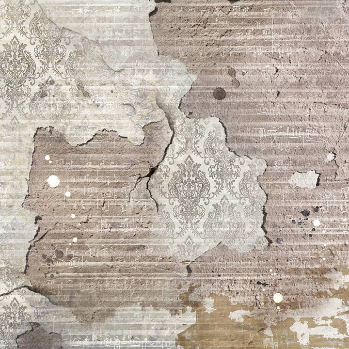 Ecstasy Crafts Distributing - Wholesale Scrapbook - Ciao Bella Cygne Noir Paper Pad 12x12 12/Pkg14