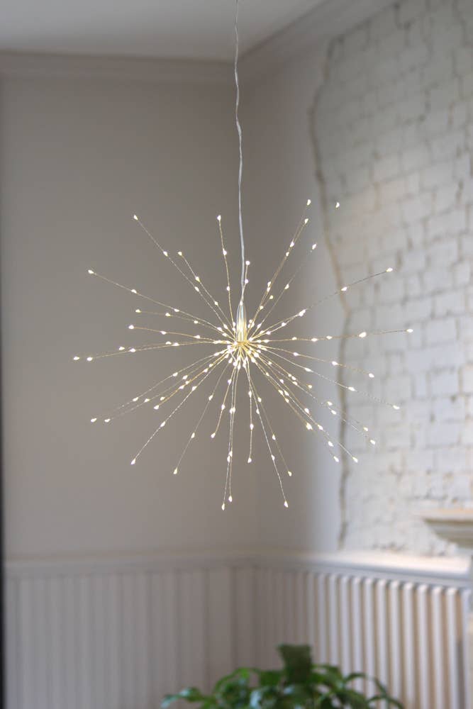 Lumina Of London Co - Wholesale Chandelier/Hanging Light - Hanging Starburst Light - 12" Battery4