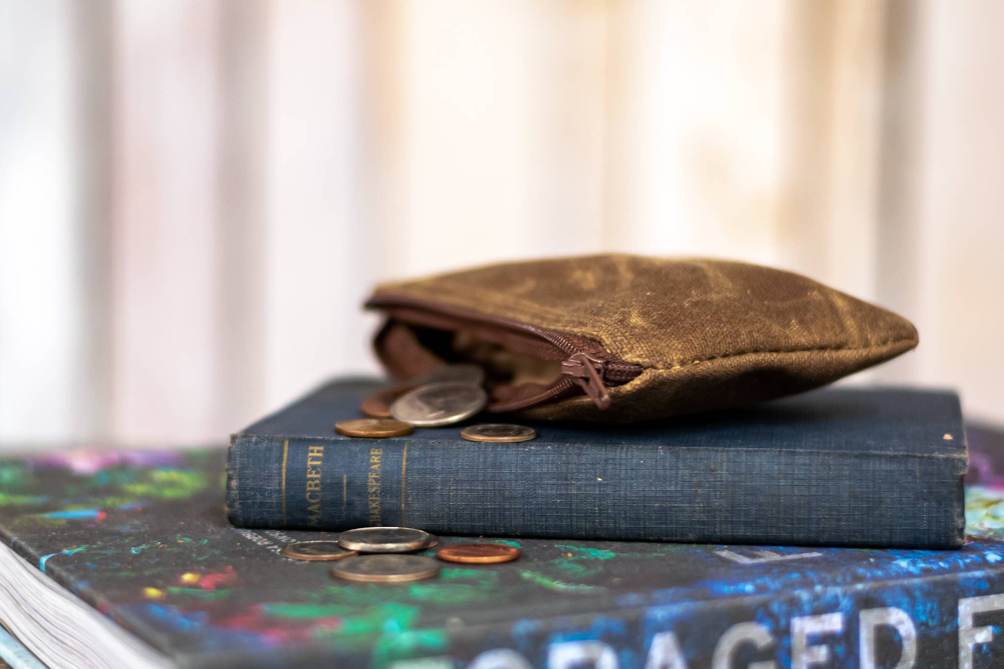 In Blue Handmade - Wholesale Pouch - Unisex - Small Handmade Waxed Canvas Zipper Pouch11