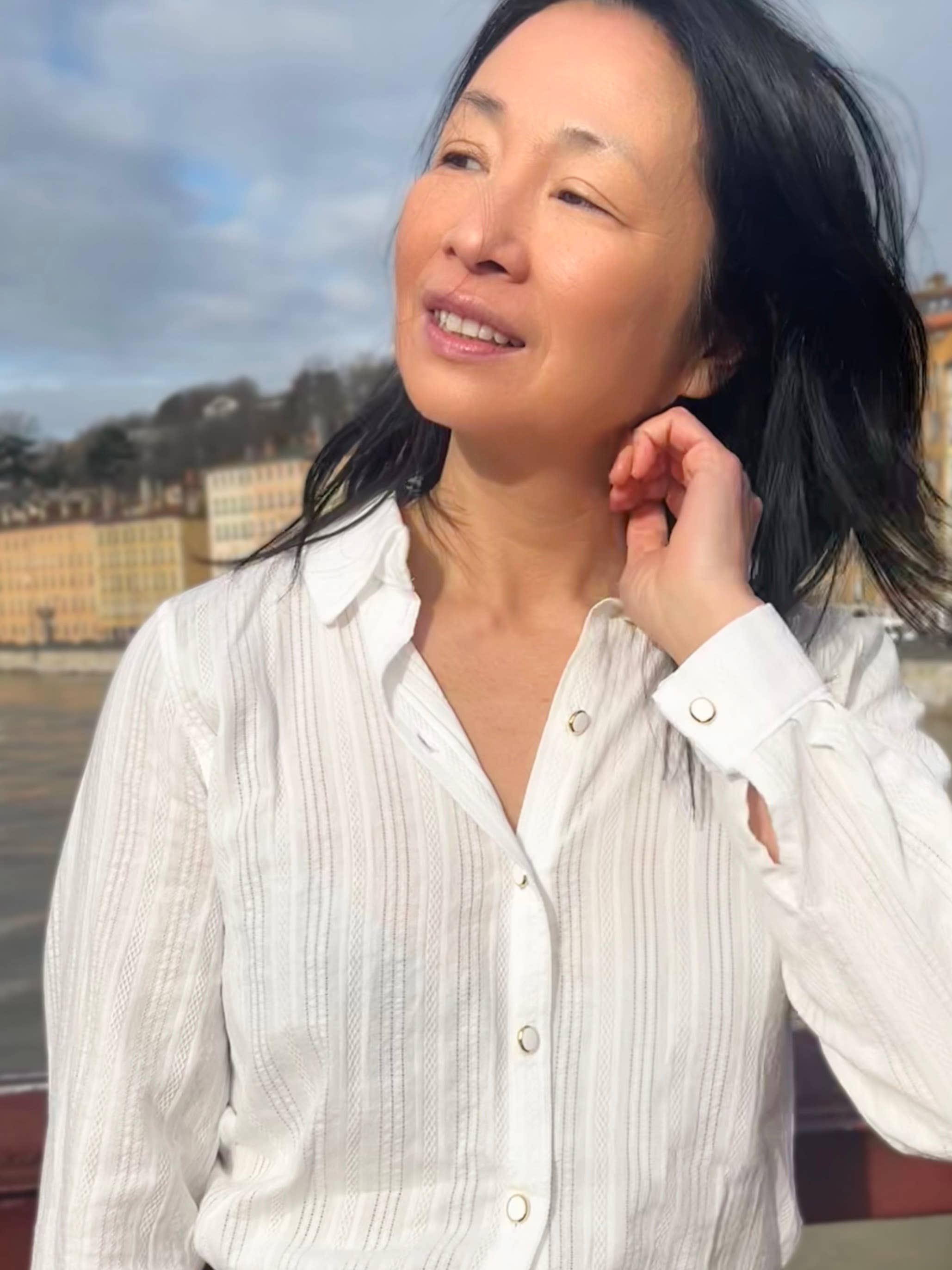 MY DRESS MADE - Wholesale Blouse - Women's - IRIS embroidered fabric - 100% cotton2