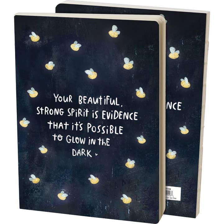 Primitives by Kathy - Wholesale Stationery/Notecard Set - It's Possible To Glow In The Dark Journal