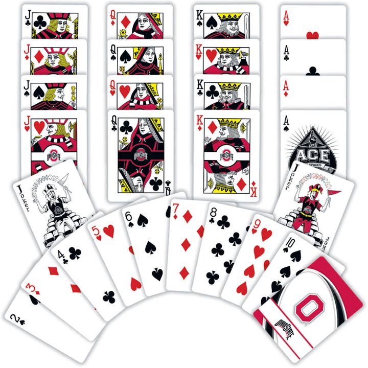 Masterpieces Puzzles - Wholesale Playing Cards - Ohio State Buckeyes Playing Cards1