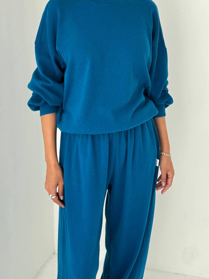 Pointelle Core Sweatshirt (2XS/S - 2M/L) for wholesale by Le Bon Shoppe