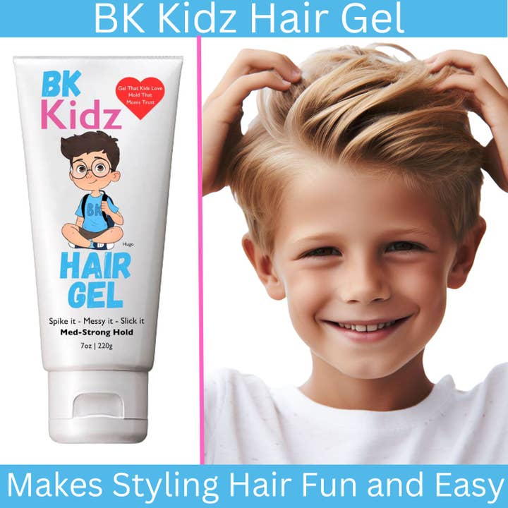 Bonsai Kids Hair Products - Wholesale Hair Styling Gel/Mousse - Kids & Toddlers Gel Wax 3.5 oz For Fast and Easy Styling - A