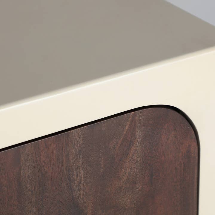 Kodu - Wholesale Sideboard - Acacia wood sideboard in off-white, 160x403