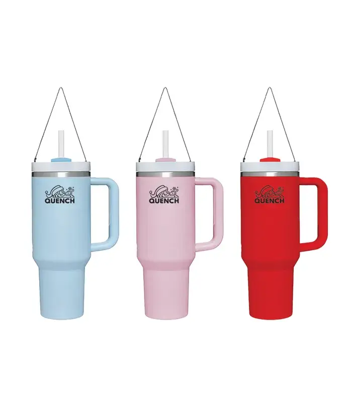 Kurt S. Adler, Inc. - Wholesale Ornament - 5" Resin Water Tumbler W/Straw Ornament 3 Assorted0