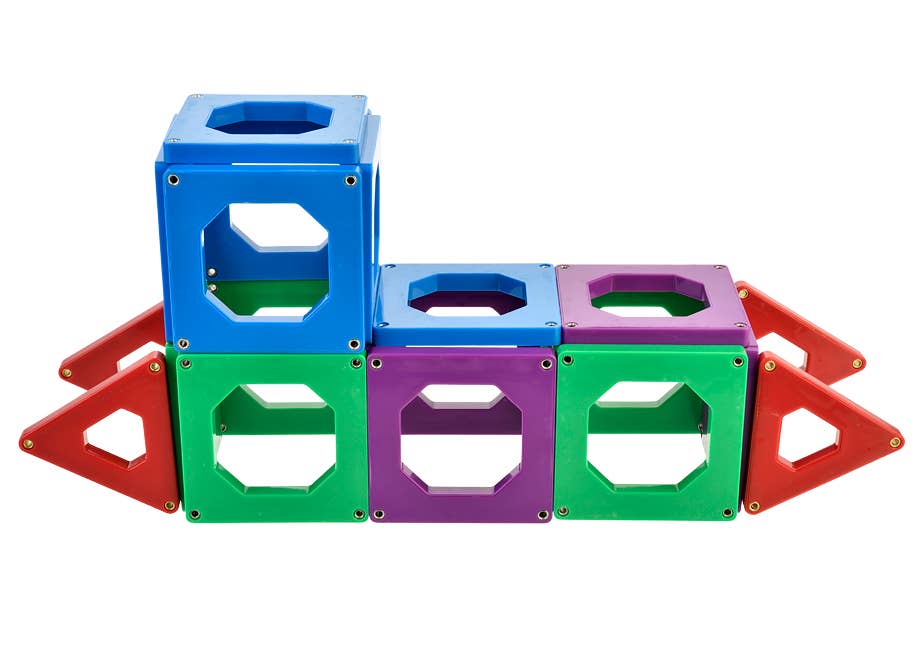 Discovery Toys - Wholesale Building Set - Kids - CONNECTIX MAGNETIC TILES Building Set4