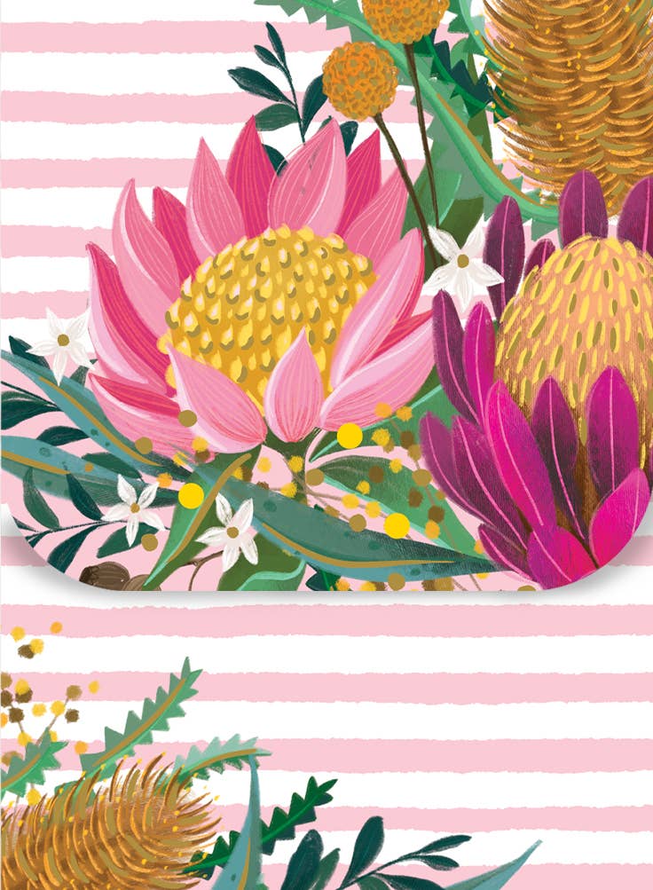 Diesel & Dutch – Großhandel Briefpapier-/Postkarten-Set – Bushland Botanischer Magnetischer Notizblock - Verschiedene Designs2