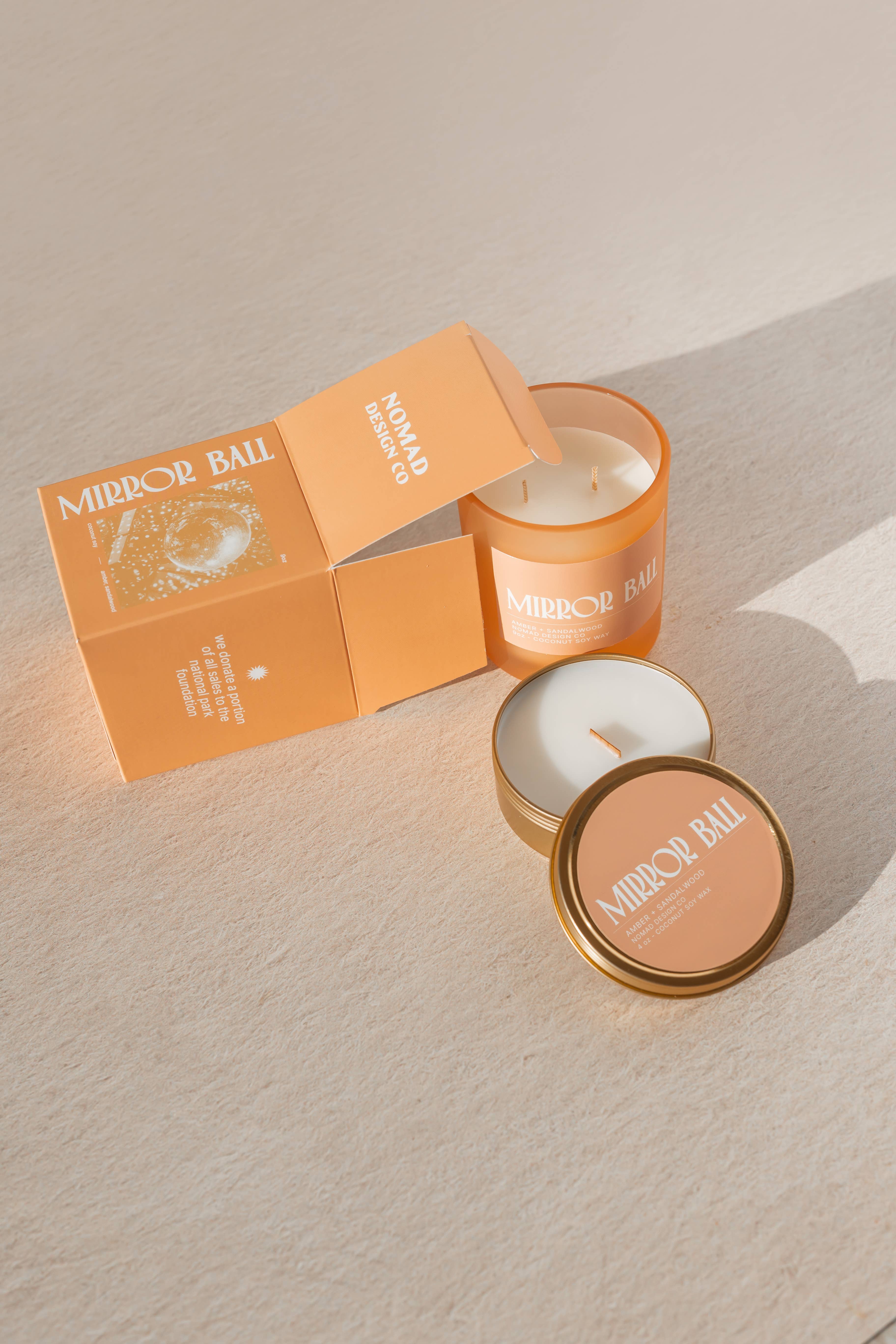 Nomad Design Co - Wholesale Jar/Filled Candle - Mirror Ball Candle2