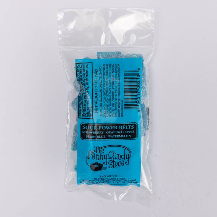 The Penny Candy Store - Wholesale Gummy - Berry Blue Sour Belts
