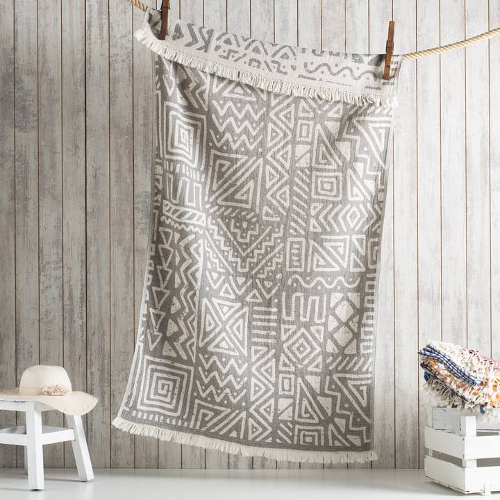 Kikoya - Wholesale Beach Towel - MixGeo Turkish Cotton Beach Towel Fouta Pestemal Sand Free