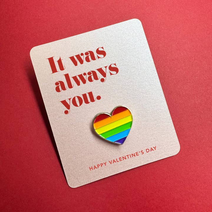 Lovethelinks Ltd - Vendita all'ingrosso Biglietti per San Valentino - Biglietto con spilla di San Valentino5