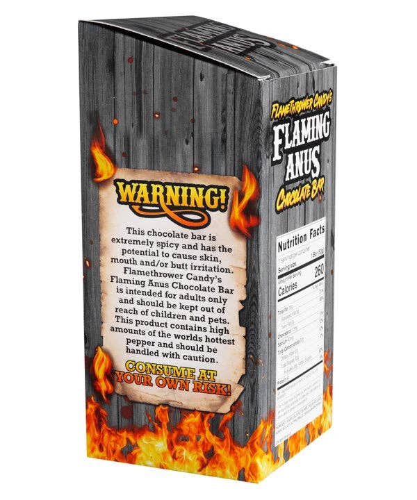 Vat19 - Wholesale Chocolate Bar - Flaming Anus Chocolate Bar3