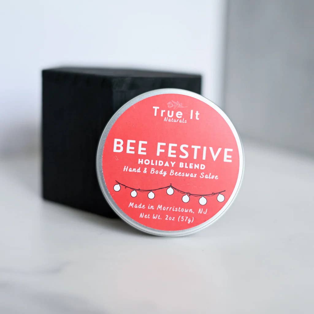 True It Naturals - Vendita all'ingrosso Unguenti/Balsami/Creme curative - Balsamo di Cera d'Api Festivo - BEE FESTIVE | Balsamo per Mani e Corpo5