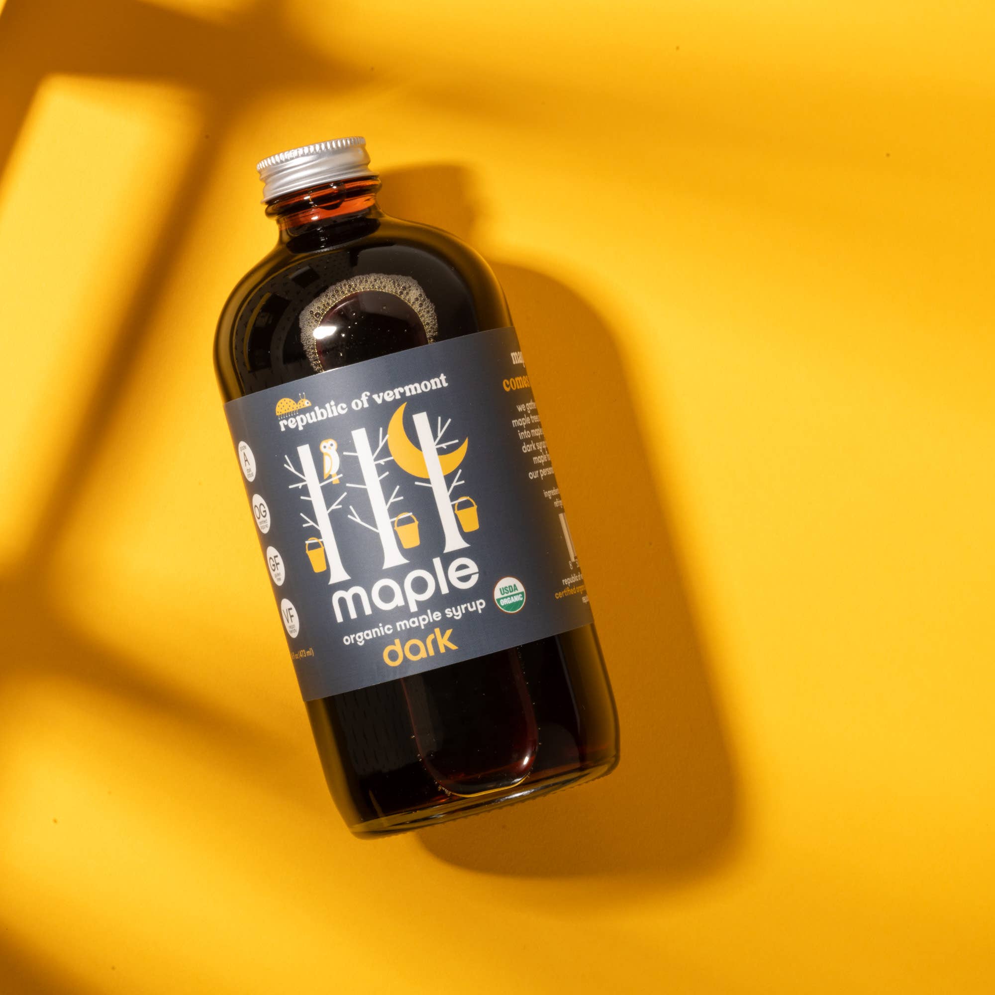 Republic Of Vermont - Vente Sirops d'érable - Sirop d'érable foncé biologique1