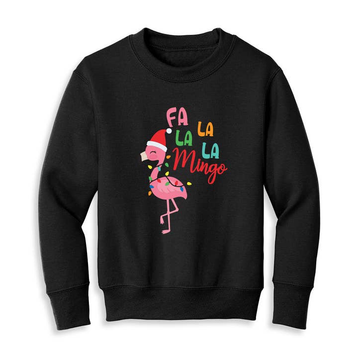 Fa La La Mingo Kid's Sweatshirt for wholesale by Viv&Lou
