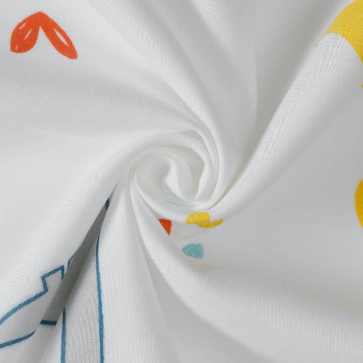 BOD HOME - Wholesale Duvet Cover - Kids & Baby - DINOSAUR PRINT DUVET COVER FOR CHILD IN WHITE (BED 90/100) -BOD HOME2