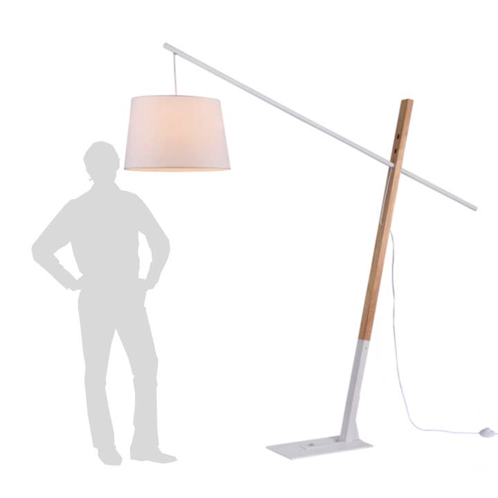 MIMAX - Wholesale Floor Lamp - Bowie F - Wooden Living Room Foot Xl