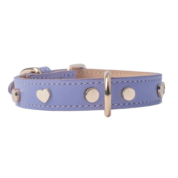 LILAC LEATHER COLLAR for wholesale by Wiwis