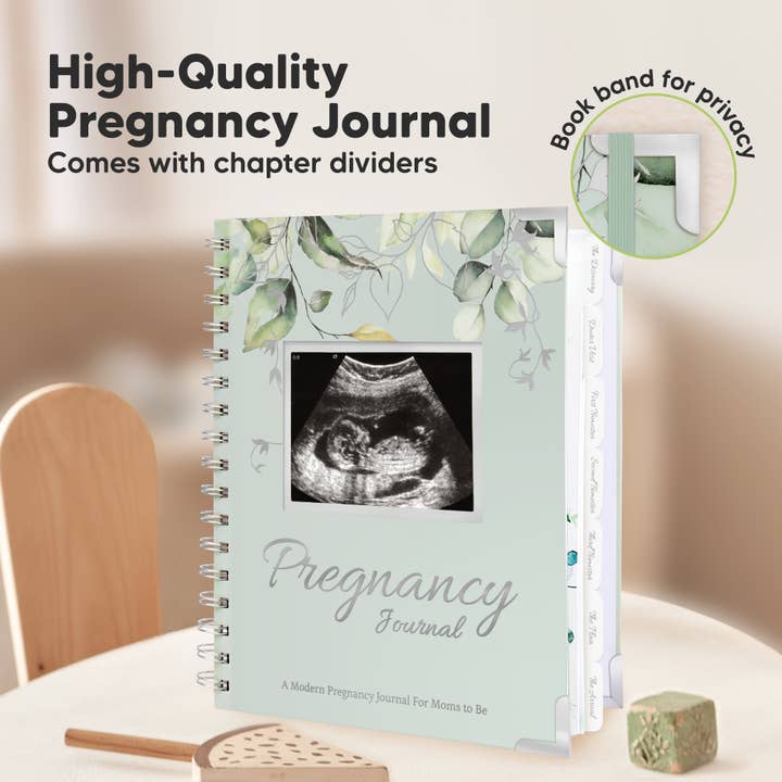 KeaBabies - Wholesale Diary – Maternity - KeaBabies Inspire Pregnancy Journal (Sage)3