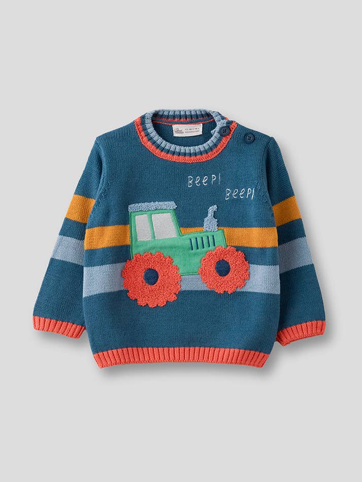 Medium Blue Baby Boy Sweater - 344033 for wholesale on Faire0