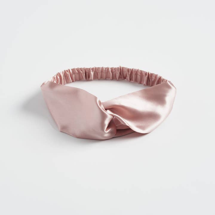 Seda + co - Venta al por mayor Cintas para el pelo - Pura seda Bang Eco-Luxe Sēda+Co. Rosa
